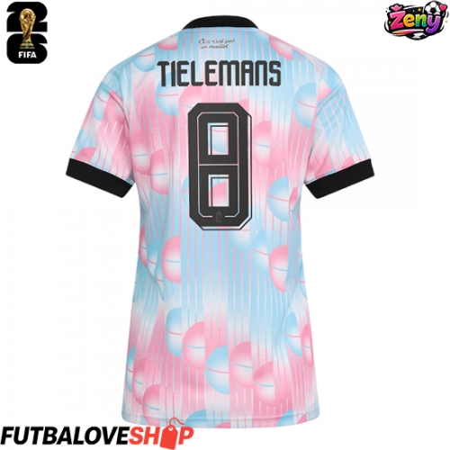Dres Belgicko Youri Tielemans #8 Preč pre Ženy MS 2026 Krátky Rukáv